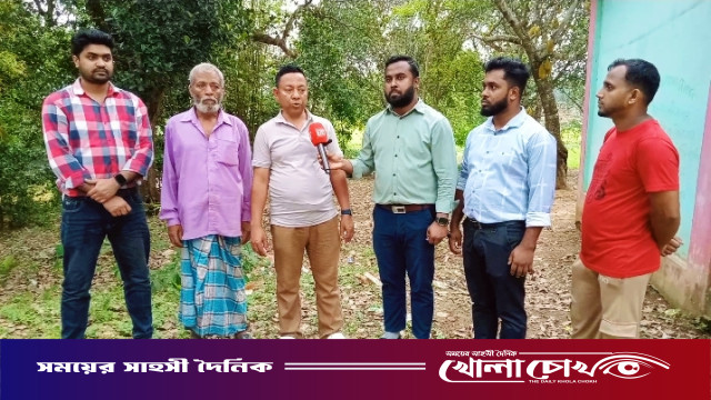 বিজয়নগরে প্রবাসী সমাজকল্যাণ সংস্থার উদ্যোগে অসুস্থ ব্যক্তিকে আর্থিক সহায়তা প্রদান।