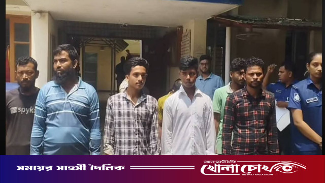 মাগুরায় জুয়ার আসরে পুলিশের অভিযান, ৬ জুয়াড়ি আটক