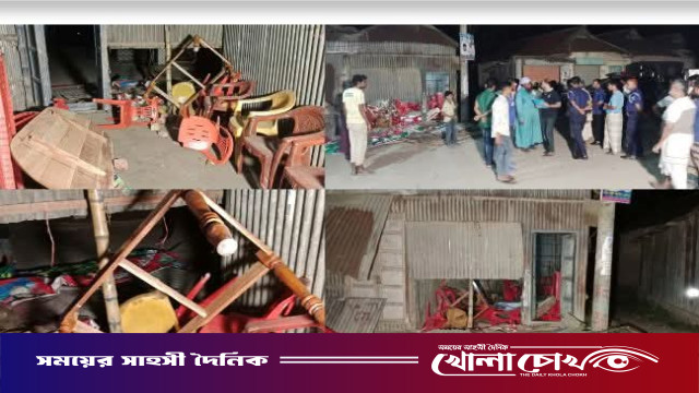 বোয়ালমারীতে জমি সংক্রান্ত বিরোধের জেরে বিএনপির কার্যালয়ে হামলা