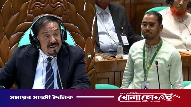 সংসদে হান্নান মাসউদকে স্পিকার: ‘আপনি কি সরকারি দলে যোগ দিয়েছেন