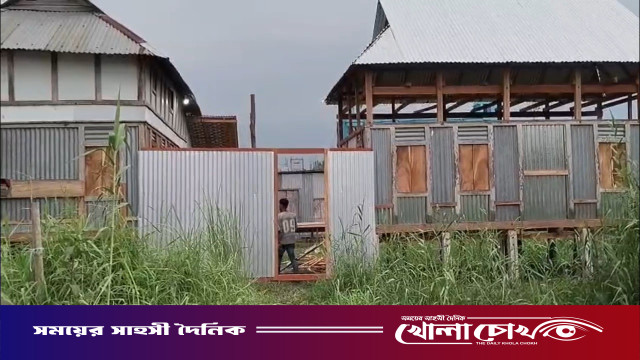 শ্রীনগরে একশত ব্যবসায়ীসহ ১৩টি পরিবারের বসতবাড়ীর সম্পত্তি জোড় পূর্বক দখলের চেষ্টা