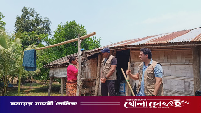 কাপ্তাইয়ে জীববৈচিত্র্য সংরক্ষণ ও পানি সরবরাহ প্রকল্প পরিদর্শনে কানাডিয়ান হাইকমিশনার