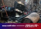 দৌলতপুরে বৈদ্যুতিক শর্ট-সার্কিটের আগুনে কৃষকের বসতবাড়ি পুড়ে ছাই