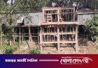 সদরপুরে খাল দখল করে গড়ে উঠেছে পাকা স্থাপনা, পানি চলাচল ব্যাহত