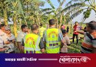 সীমানা নির্ধারণের পর পুকুরপাড়ে মাটি খুঁড়ে উদ্ধার মা-মেয়ের লাশ নেওয়া হলো ফরিদপুরে