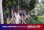 নিজস্ব অর্থায়নে বাঁশের সেতু নির্মাণ, এলাকাবাসীর প্রশংসায় শাখাওয়াত হোসেন খান