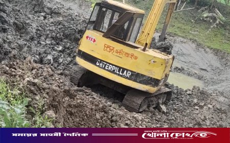 নগরকান্দায় পুকুর খননের নামে অবাধে মাটি বিক্রি: ধ্বংস হচ্ছে গ্রামীণ সড়ক, বাড়ছে জনদুর্ভোগ