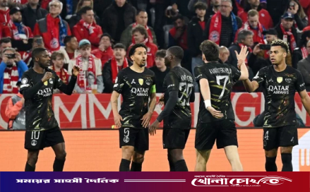 বায়ার্নকে রুখে দিয়ে টানা দ্বিতীয়বার চ্যাম্পিয়নস লিগের ফাইনালে পিএসজি