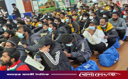 লিবিয়ার বন্দিশালা থেকে দেশে ফিরলেন ১৭৪ বাংলাদেশি