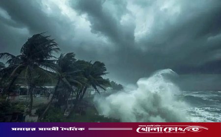 ১০ জেলায় ৬০ কিমি বেগে ঝড়ের শঙ্কা, নদীবন্দরে সতর্কসংকেত