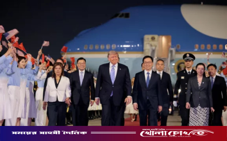 বেইজিংয়ে ট্রাম্পের রাজকীয় অভ্যর্থনা: আলোচনায় বাণিজ্য সংঘাত ও বৈশ্বিক ভূ-রাজনীতি
