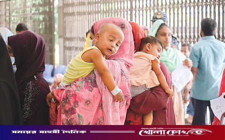 হামের প্রকোপে দিশেহারা পরিবার: চিকিৎসার ব্যয় মেটাতে বাড়ছে ঋণের বোঝা