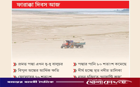ফারাক্কা বাঁধের অভিশপ্ত ৫০ বছর: বিপন্ন পদ্মা ও ৬ কোটি মানুষের অস্তিত্ব সংকট