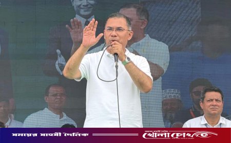 ‘জনগণকে দেওয়া ওয়াদা পূরণ করে বিএনপি’: কুমিল্লার জনসভায় প্রধানমন্ত্রী তারেক রহমান