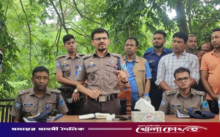 নগরকান্দায় গুজব ছড়িয়ে চালককে পিটিয়ে হত্যা: ঘটনাস্থল পরিদর্শনে পুলিশ সুপার