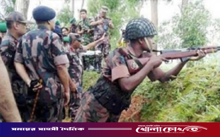 সিলেট সীমান্তে বিএসএফের গুলি, পাল্টা জবাব বিজিবির