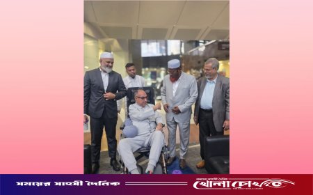 জনাব মির্জা আব্বাসকে দেখতে মালয়েশিয়ার হাসপাতালে জামায়াত ইসলামীর সেক্রেটারি জেনারেল
