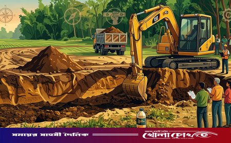নগরকান্দায় অবৈধভাবে কৃষিজমির মাটি কাটার দায়ে একজনের কারাদণ্ড