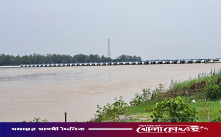 ভারতের পাহাড়ি ঢলে তিস্তায় ফের পানিবৃদ্ধি: বন্যা আতঙ্কে নদীপারের মানুষ