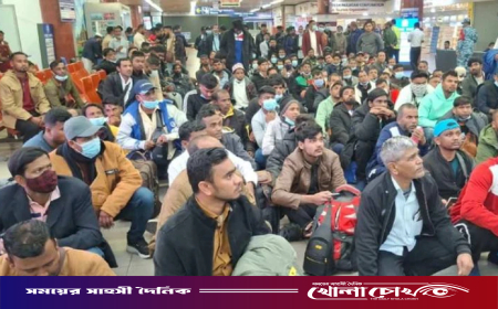 লিবিয়ার দুঃস্বপ্ন পেরিয়ে দেশে ফিরলেন ১৭০ বাংলাদেশি