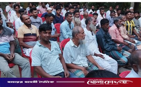 নগরকান্দার ডাংগীতে বিএনপিতে এক যোগদান সভা অনুষ্ঠিত