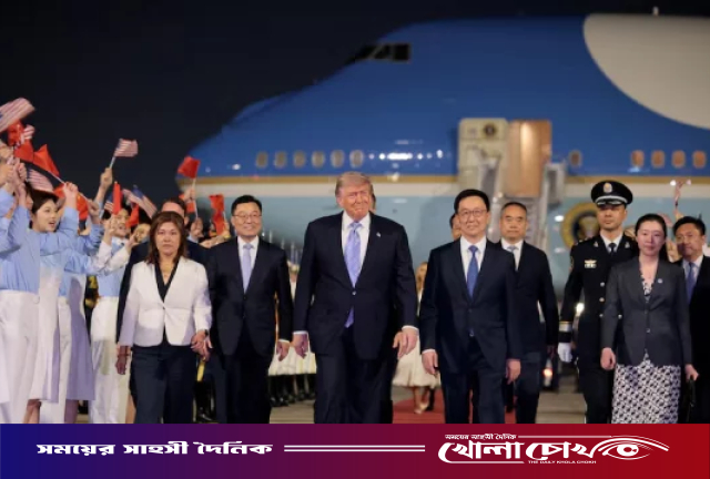 বেইজিংয়ে ট্রাম্পের রাজকীয় অভ্যর্থনা: আলোচনায় বাণিজ্য সংঘাত ও বৈশ্বিক ভূ-রাজনীতি