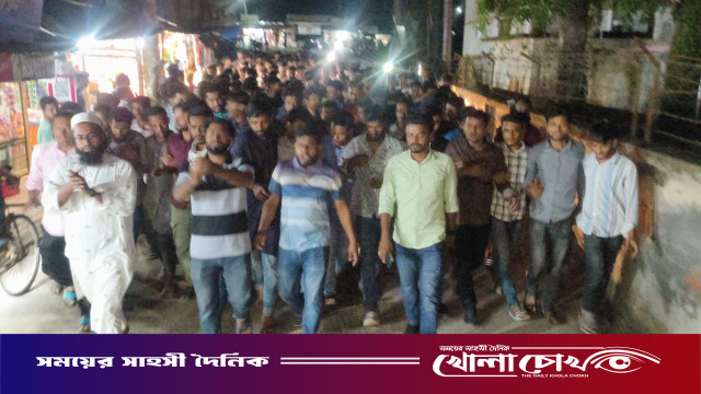 সুলতানা জেসমিন জুঁইয়ের শপথ গ্রহণকে কেন্দ্র করে নাজিরপুরে ছাত্রদলের আনন্দ মিছিল