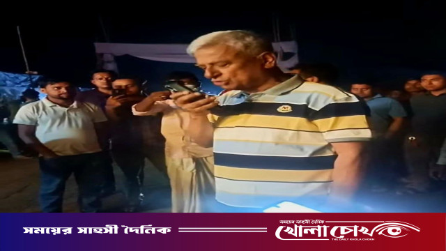 অনুনমোদিত বৈশাখী মেলা ভেঙে দিলেন এমপি