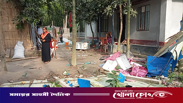 সালথায় দুই মোড়লের দ্বন্দ্বের বলি সাধারণ মানুষ : চলছে হামলা-বাড়িঘর ভাঙচুর