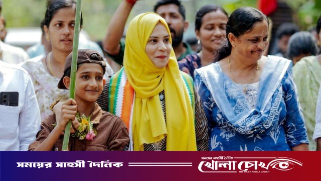 কেরালায় মুসলিম তরুণীর কাছে হারলেন ক্ষমতাসীন বাম জোটের প্রধান