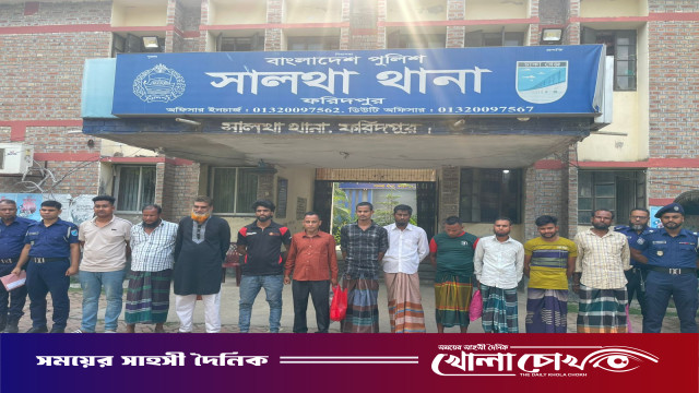 সালথায় গ্রাম্য দাঙ্গা ও বাড়িঘর ভাঙচুর: গ্রেপ্তার ১০ জন কারাগারে