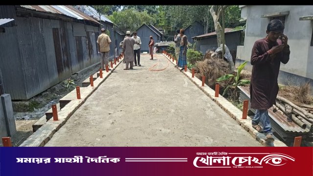 ভাঙ্গায় জমি নিয়ে বিরোধ: আদালতের ১৪৪ ধারা অমান্য করে কাজ চালানোর অভিযোগ, উত্তেজনা