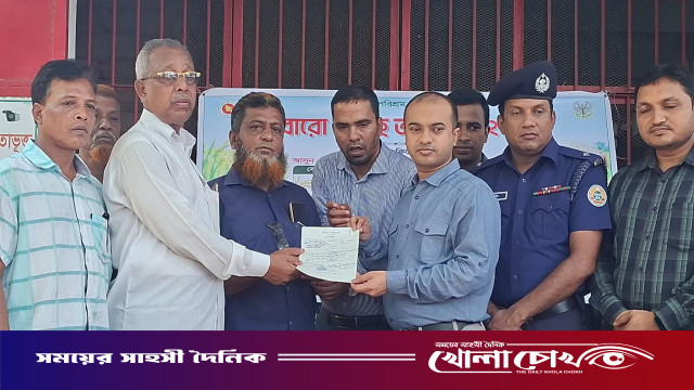 আগৈলঝাড়ায় সরকারিভাবে বোরো ধান সংগ্রহ কার্যক্রমের উদ্বোধন