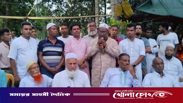 শ্রীনগরে তন্তর ইউনিয়ন পরিষদের চেয়ারম্যান প্রার্থী বিএনপি নেতা আরিফুল হক মনু কাজীর পরামর্শ মুলক উঠান