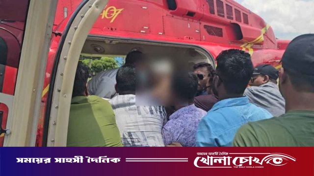 রোগীর মৃত্যুকে কেন্দ্র করে চিকিৎসকের ওপর হামলা, এয়ার অ্যাম্বুলেন্সে আনা হলো ঢাকায়
