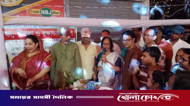 ফরিদপুরের নীলটুলিতে ব্রহ্মা শীতলা ও রক্ষা কালী পূজা শুরু