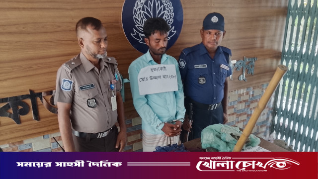 ফরিদপুরে কোতোয়ালি থানায়  সংবাদ সম্মেলন  মা-মেয়ে হত্যা মামলার রহস্য উদঘাটন, গ্রেফতার ১