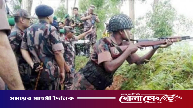 সিলেট সীমান্তে বিএসএফের গুলি, পাল্টা জবাব বিজিবির