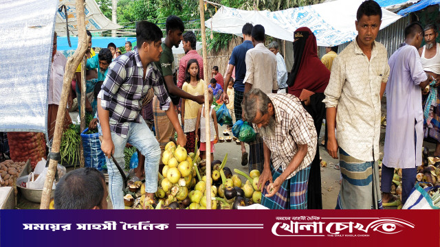 তপ্ত গরমে স্বস্তির নাম ‘তালশাঁস’, চাহিদা তুঙ্গে