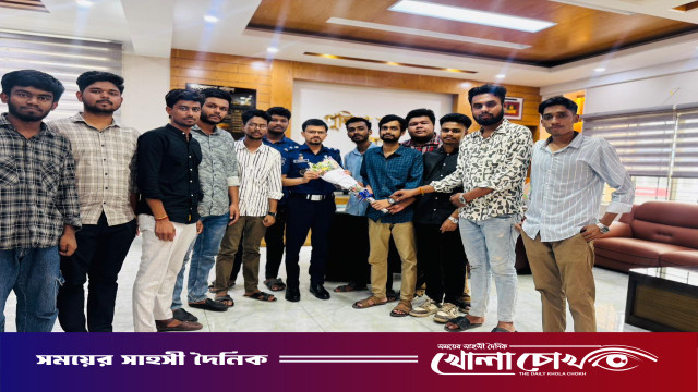 ফরিদপুরের পুলিশ সুপারের সঙ্গে হিন্দু ছাত্র পরিষদের সৌজন্য সাক্ষাৎ ও নিরাপত্তা নিয়ে আলোচনা