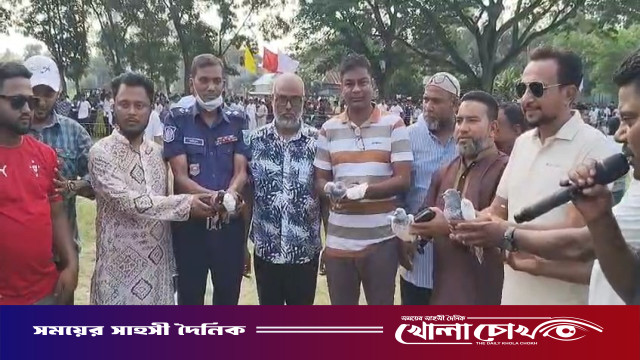 শ্রীনগরে চাইনিজ বার ফুটবল টুর্নামেন্টের ফাইনাল খেলা অনুষ্ঠিত