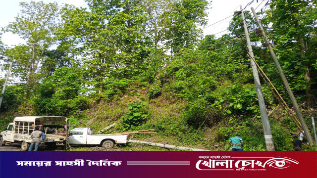 গাছ পড়ে পিলার ভাঙল: ২৩ ঘণ্টা পর কাপ্তাইয়ে বিদ্যুৎ সরবরাহ স্বাভাবিক, জনমনে তীব্র ক্ষোভ