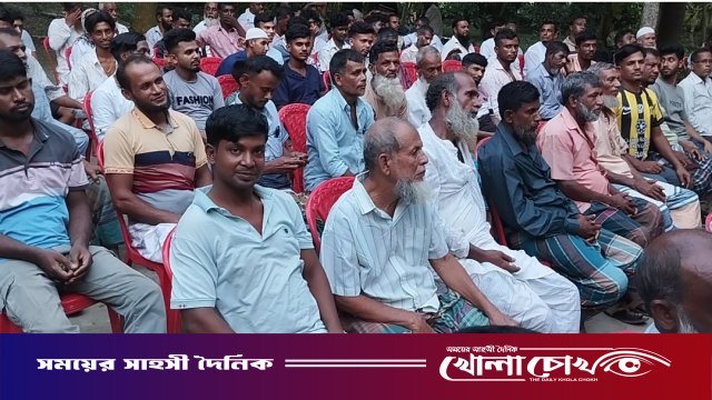নগরকান্দার ডাংগীতে বিএনপিতে এক যোগদান সভা অনুষ্ঠিত