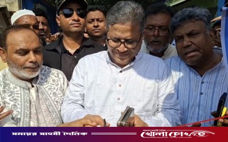 ভাঙ্গায় কুমার নদের ওপর রায়পাড়া-শাহমল্লিকদী সেতুর উদ্বোধন: দুই পাড়ের মানুষের মধ্যে নতুন সেতুবন্ধন
