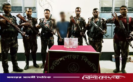 কুষ্টিয়া সীমান্তে বিজিবির অভিযানে মাদকসহ আটক ১