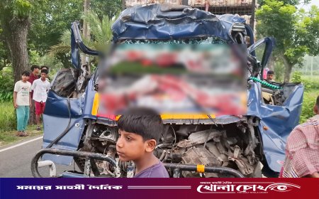 টাঙ্গাইলে দাঁড়িয়ে থাকা ট্রাকে পিকআপের ধাক্কায় চারজন নিহত