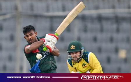 চার বছর পর ফিরেই মোসাদ্দেকের ফিফটি: ২৮৪ রানের পুঁজি পেল বাংলাদেশ