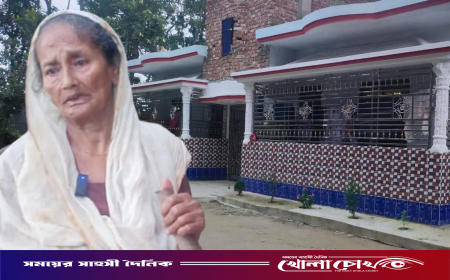 ছেলের নতুন অট্টালিকায় ঠাঁই হলো না ৯৫ বছর বয়সী বৃদ্ধা মায়ের