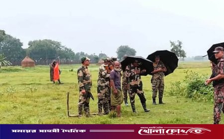 জামালপুরে পুশইনের চেষ্টা, বিজিবি ও স্থানীয়দের প্রতিরোধ