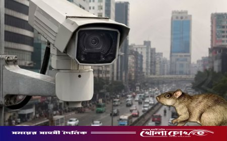 ইঁদুরে তার কাটায় রাজধানীতে দীর্ঘ সময় বন্ধ ছিল এআই ক্যামেরা